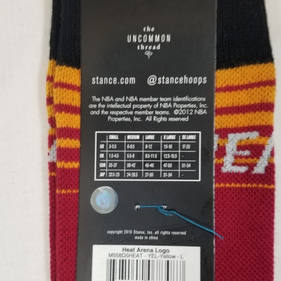 Stance NBA Miami Heat Heat Arena Logo M558D5HEAT - Picture 4 of 8